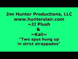 jim hunters lair - jj plush and kali – two spies hung up in severe strappados 360p mp4