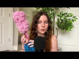 sarah eliza asmr ~ asmr chatty whispered haul (tapping, scratching, sticky sounds)